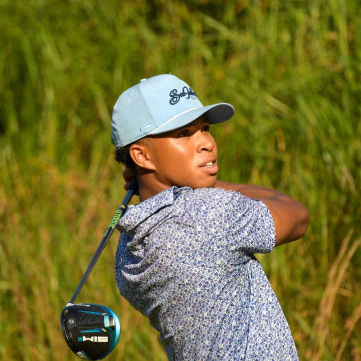 a young golfer
